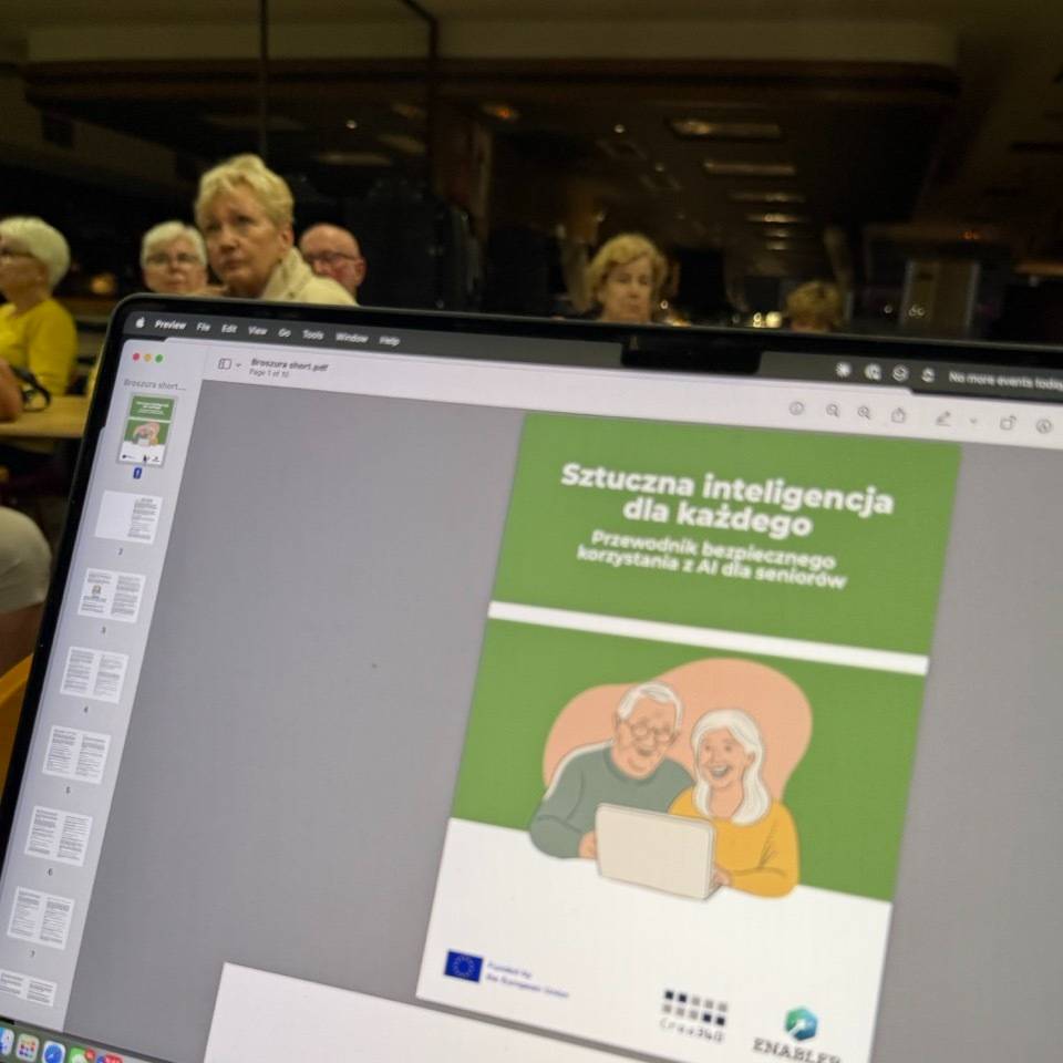 Group discussion during AI workshop