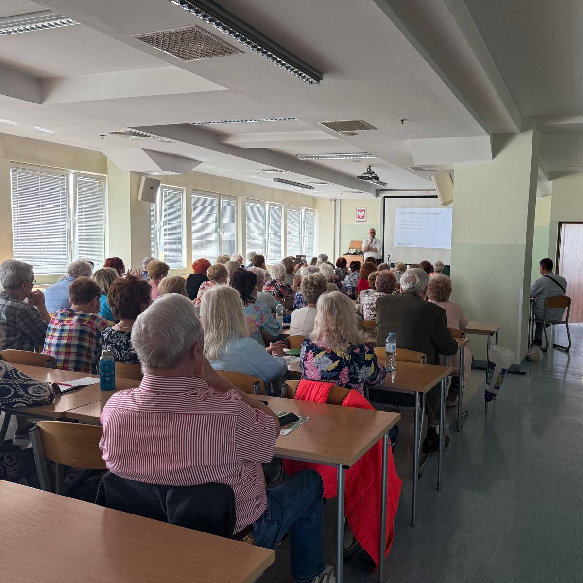 Senior using AI for daily tasks